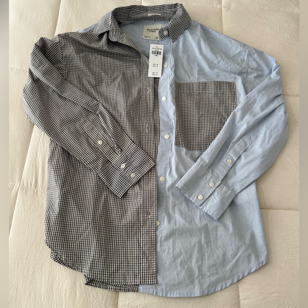 NWT Abercrombie & Fitch Two Toned Shirt